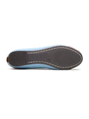 Michael Angelo's Clara Ballerinas For Women (Blue-Brown)