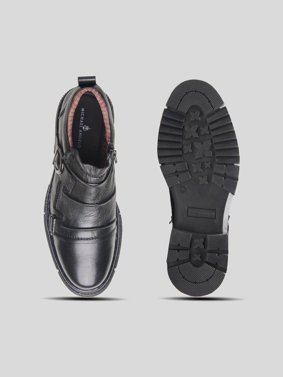 Pedro Leather Formals Black