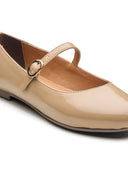 Michael Angelo's Amour Mary Janes For Women (Dark Beige)