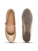 Michael Angelo's Amour Mary Janes For Women (Dark Beige)