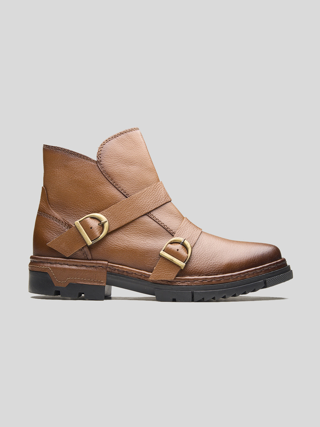 Manuel Leather Boots Tan