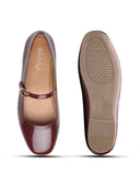 Michael Angelo's Coeur Mary Janes For Women (Brown)