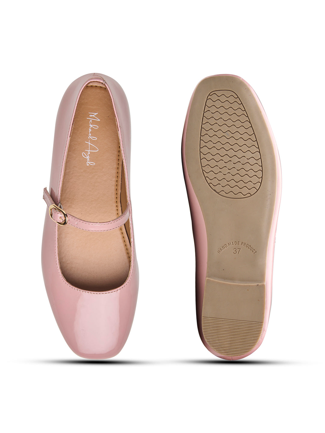 Coeur Mary Janes Peach