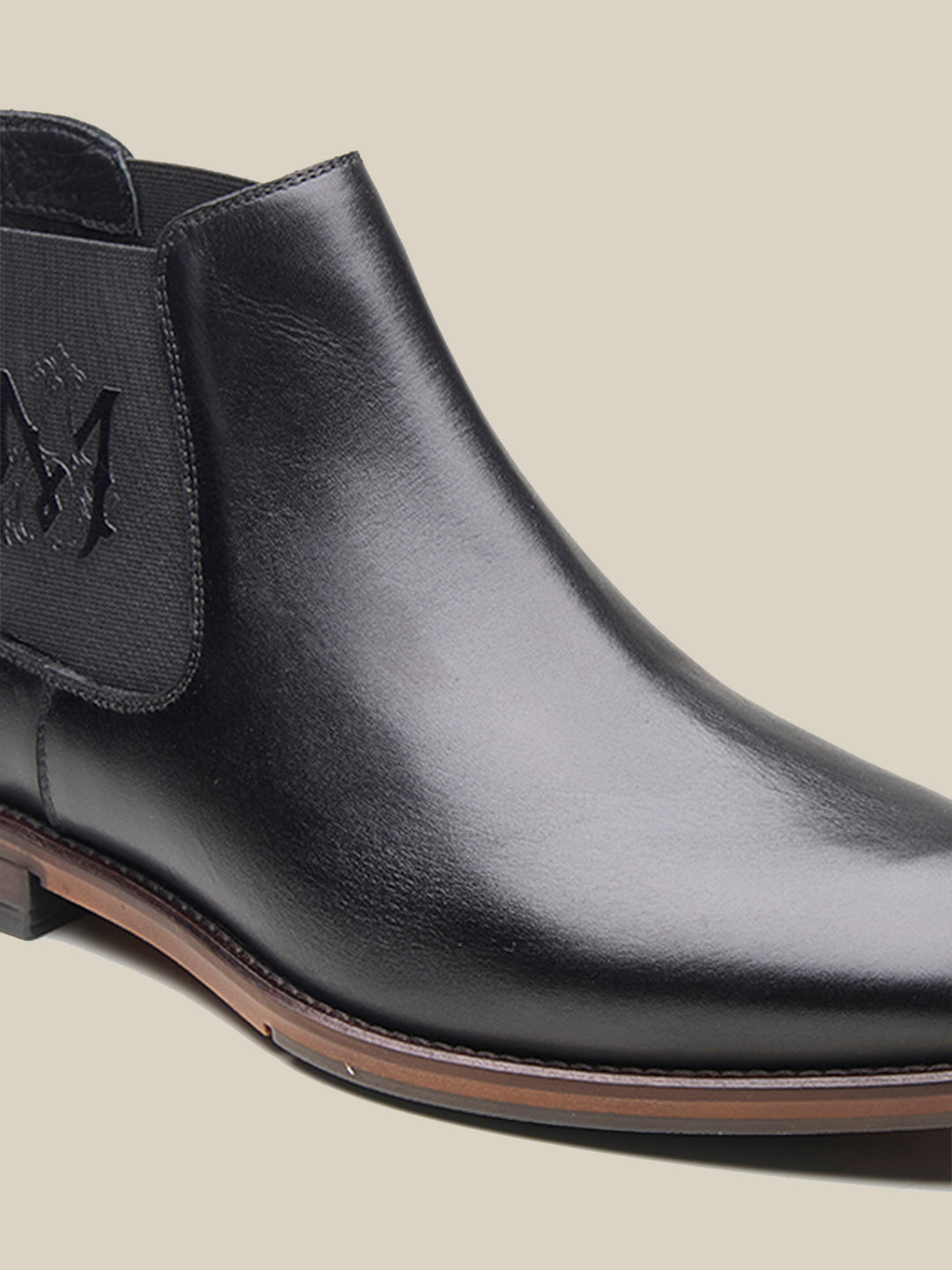 Harris Leather Chelsea Boots Black