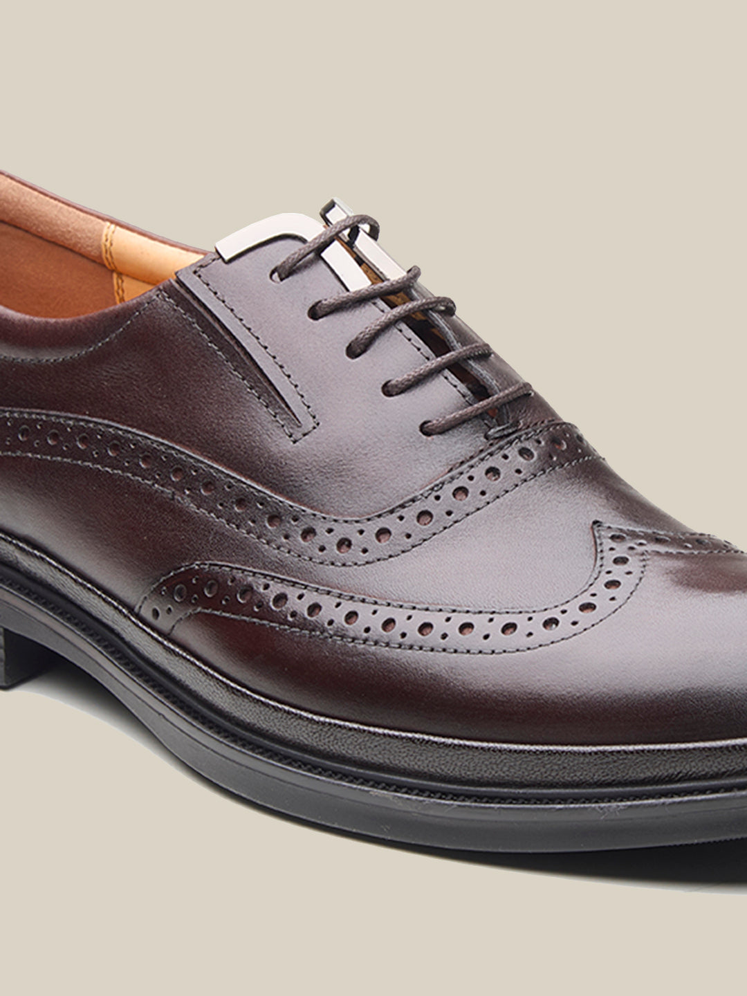 Fisher Leather Formals Shoes Brown