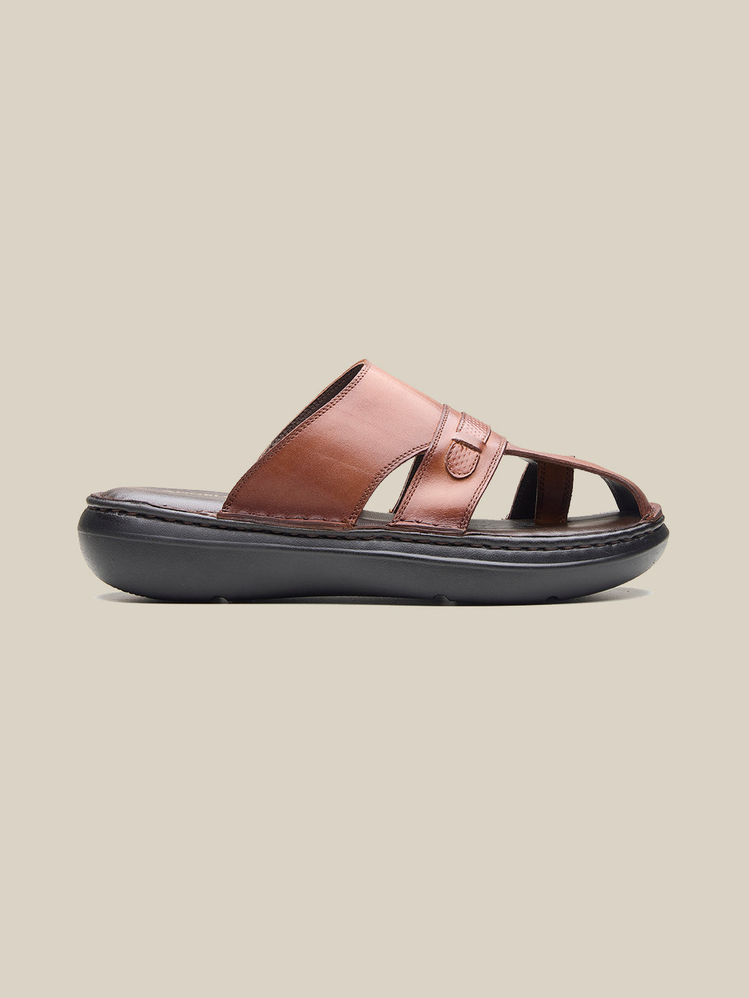 Blake Leather Slippers Tan