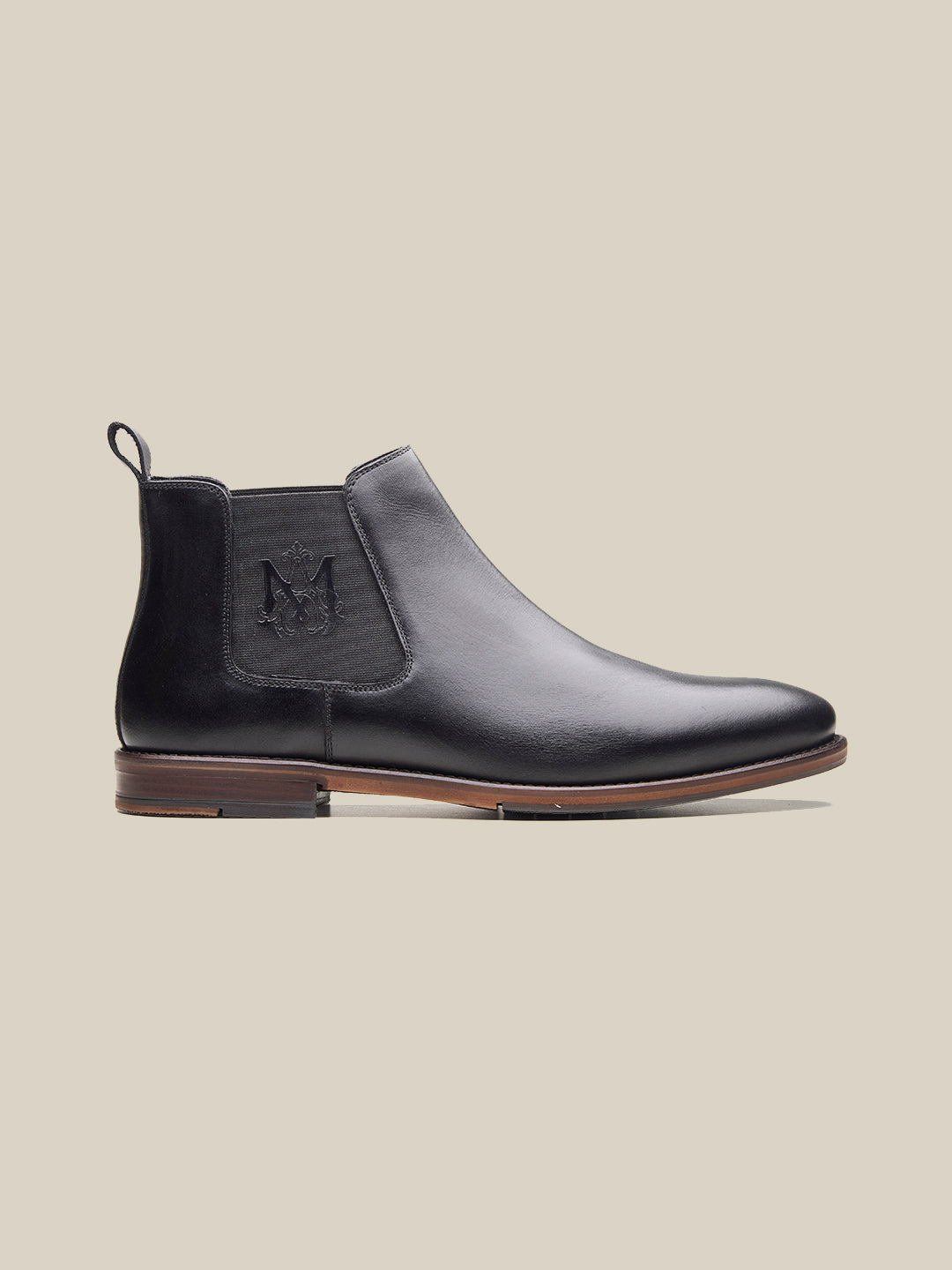 Harris Leather Chelsea Boots Black