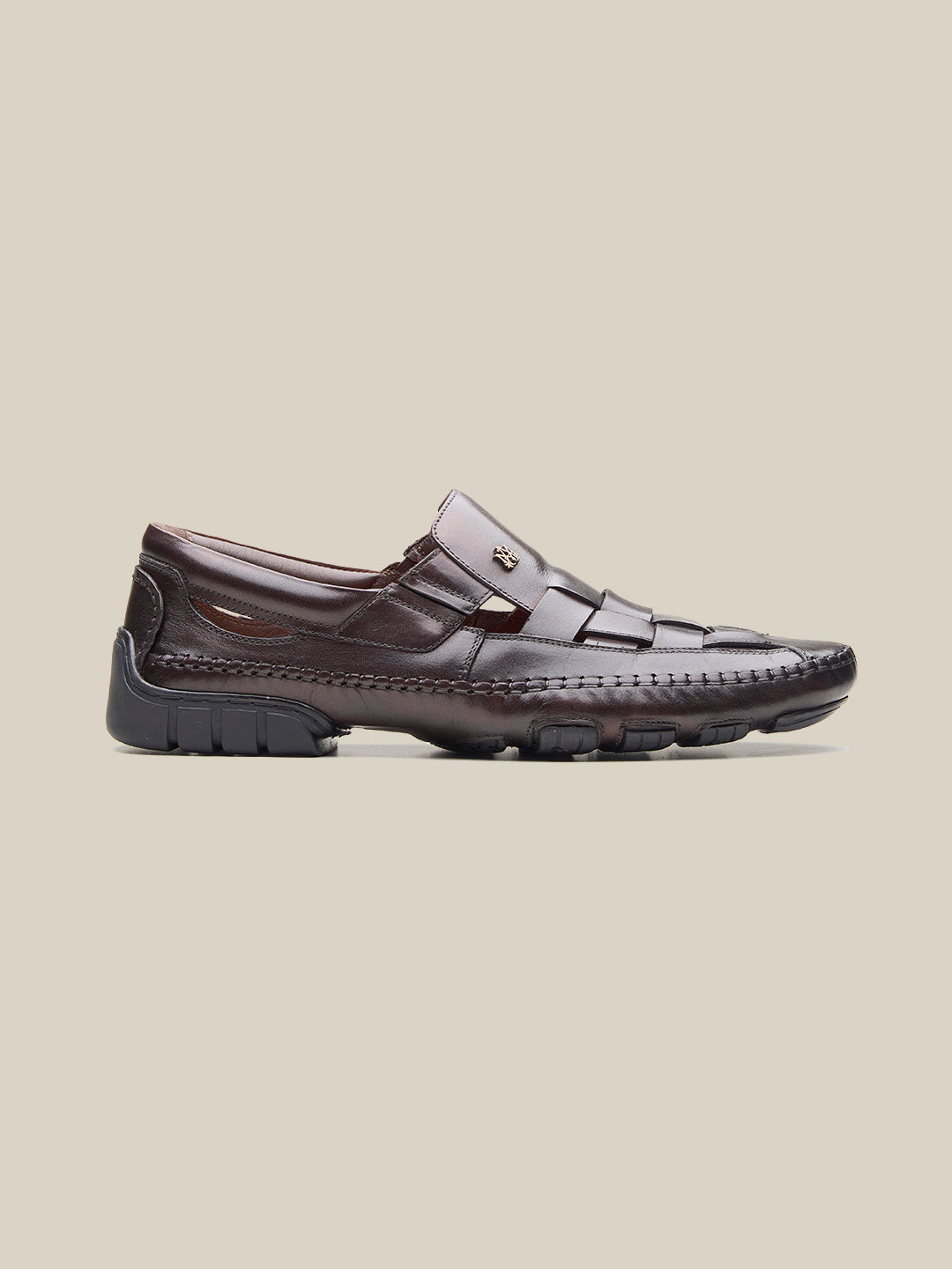 Fryer Leather Roman Sandals Tan