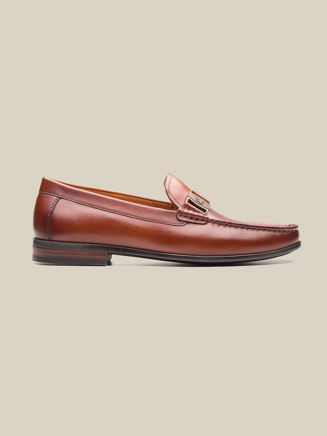 Milne Leather Loafers Tan