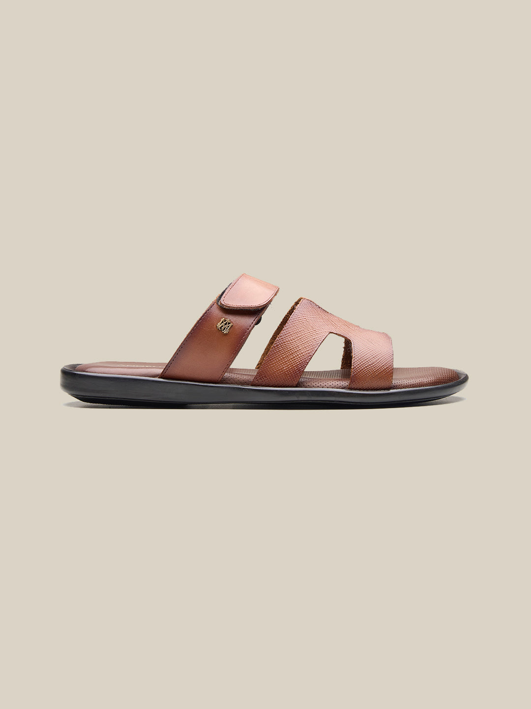 Mosca Leather Slippers Tan