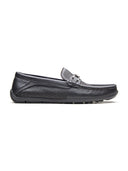 Orlando Leather Loafers Slip-on Shoes Black