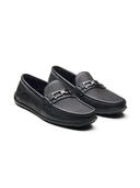 Orlando Leather Loafers Slip-on Shoes Black