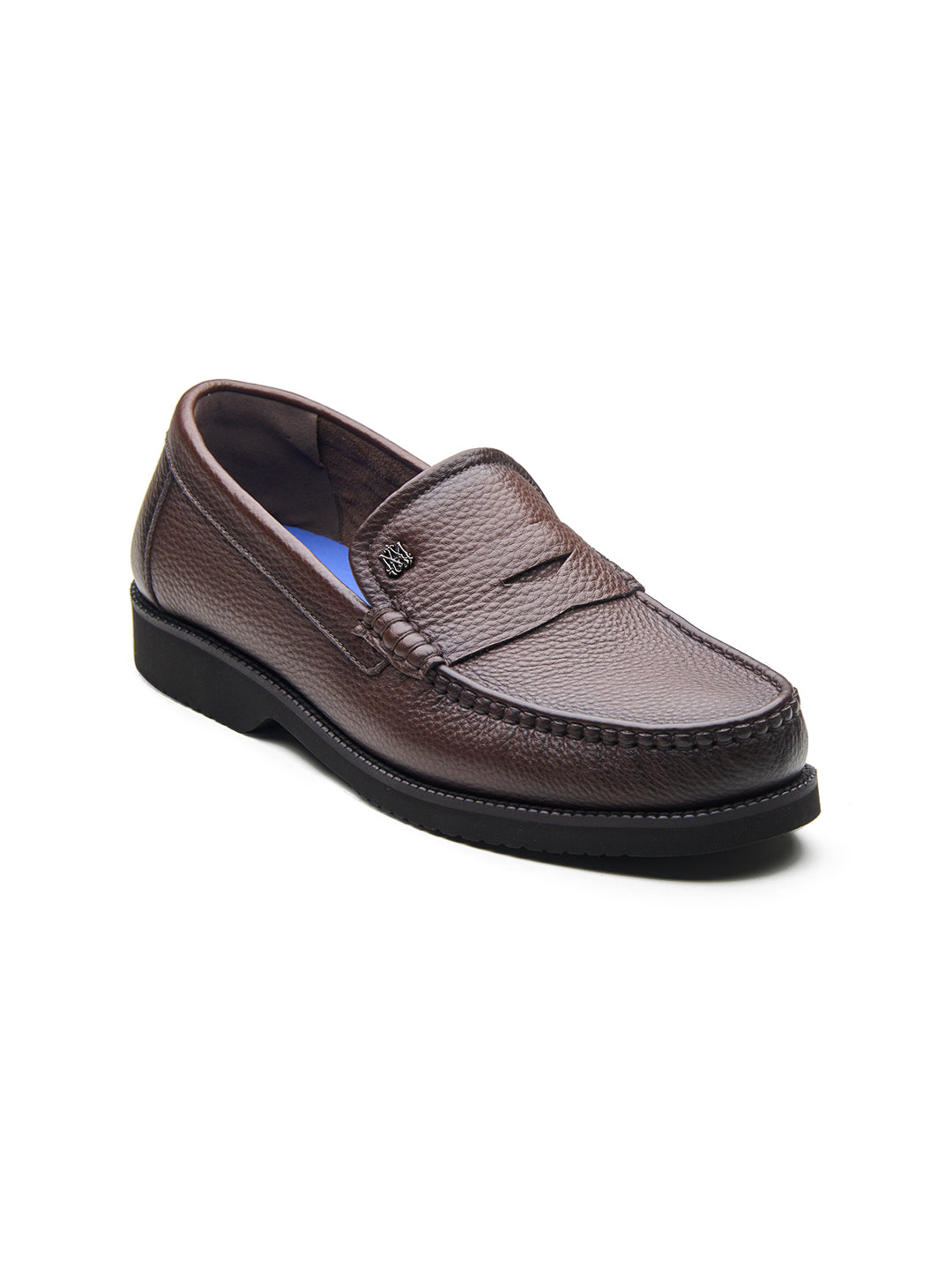 Benedo Leather Comfort Slip-on Shoes Brown