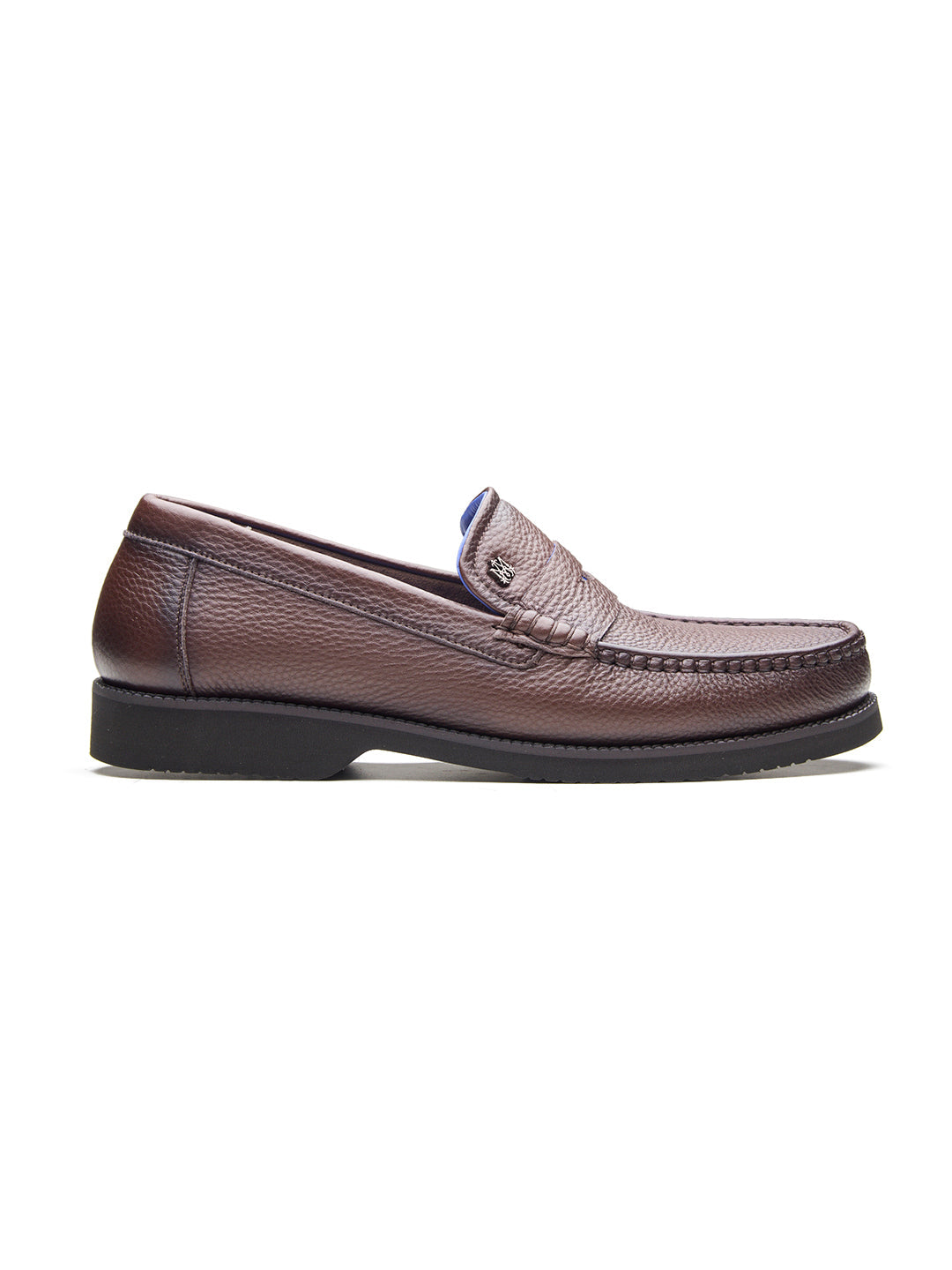 Benedo Leather Comfort Slip-on Shoes Brown