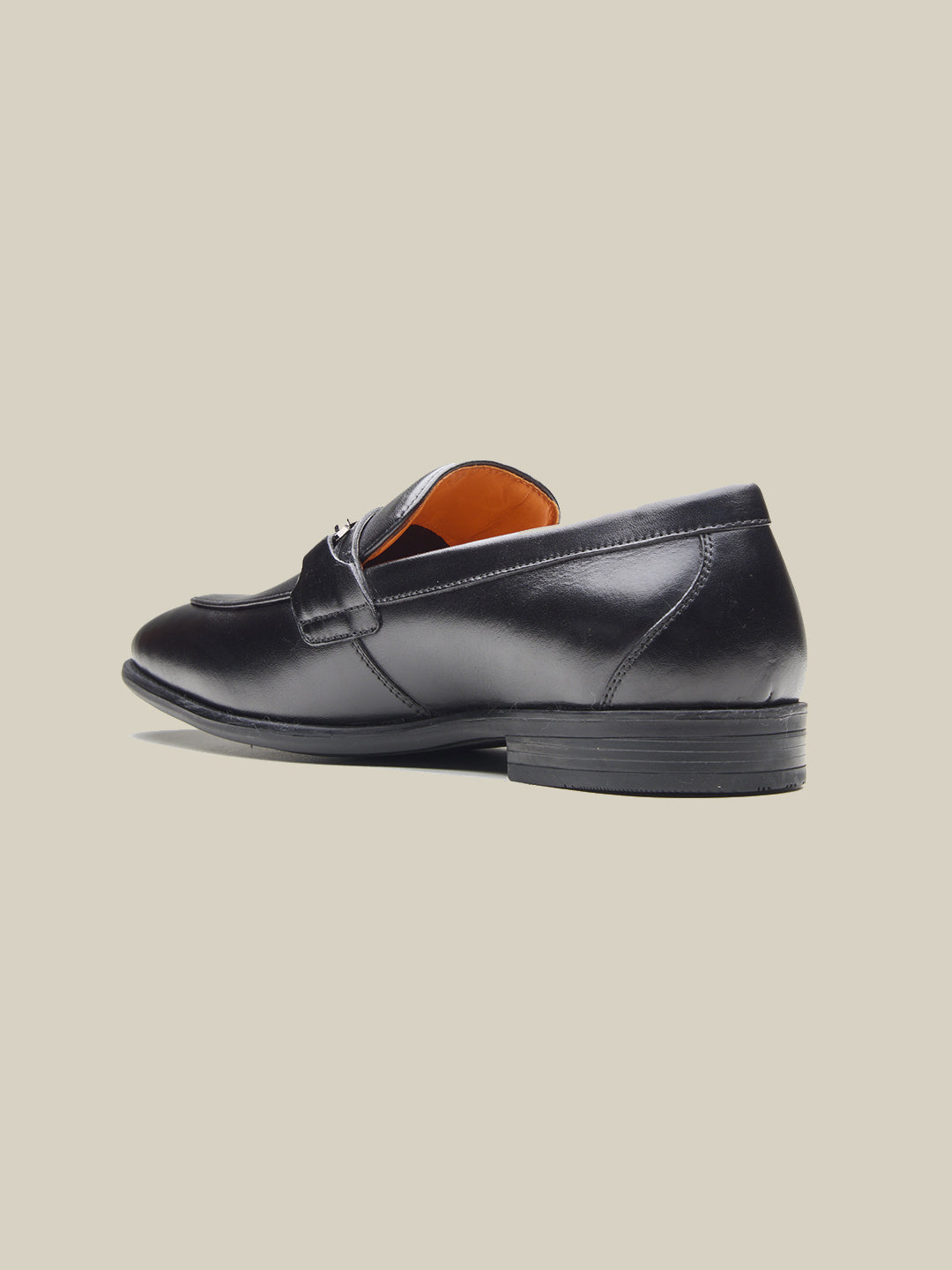 Nerio Leather Formals Shoes Black