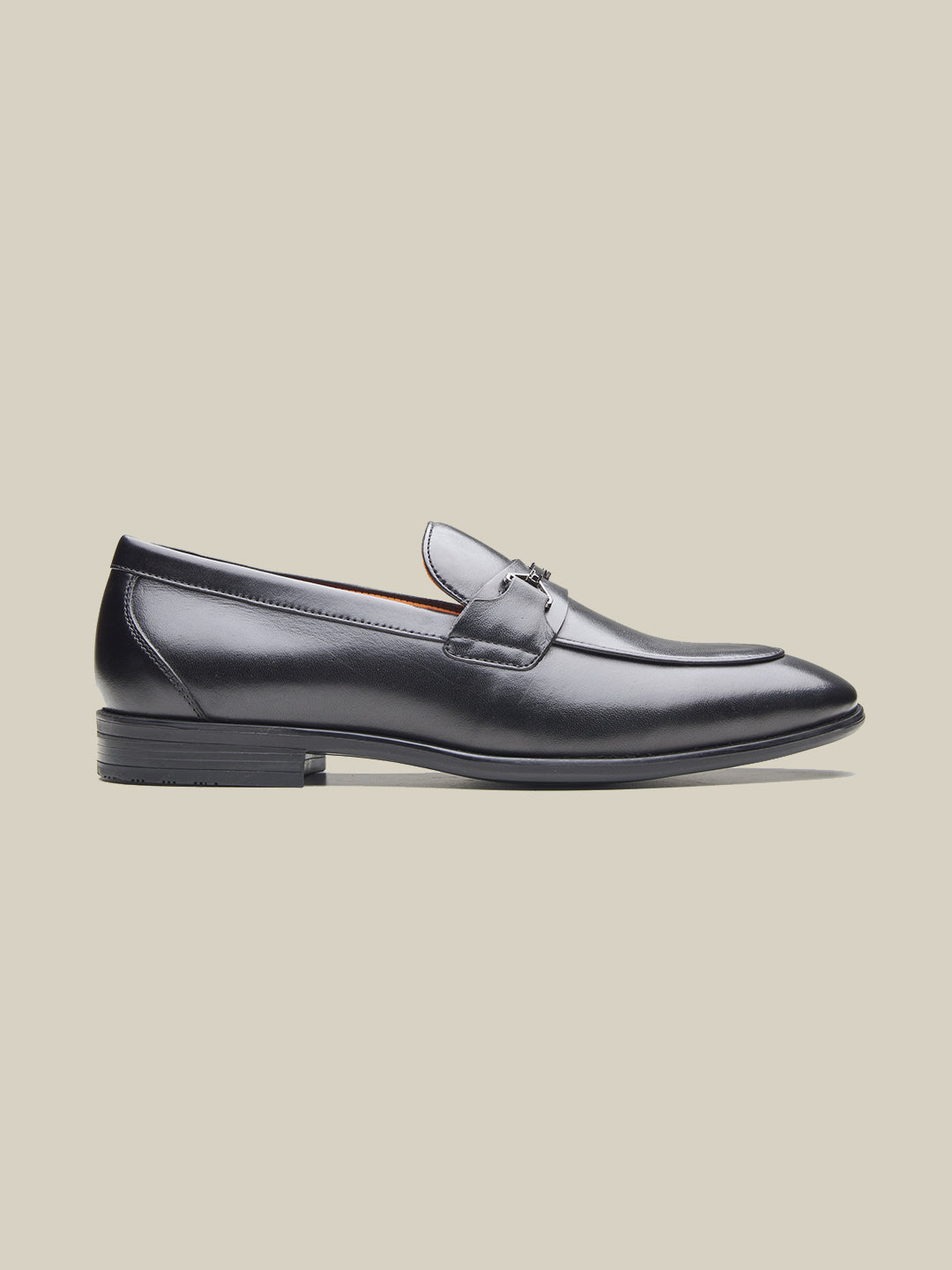 Nerio Leather Formals Shoes Black