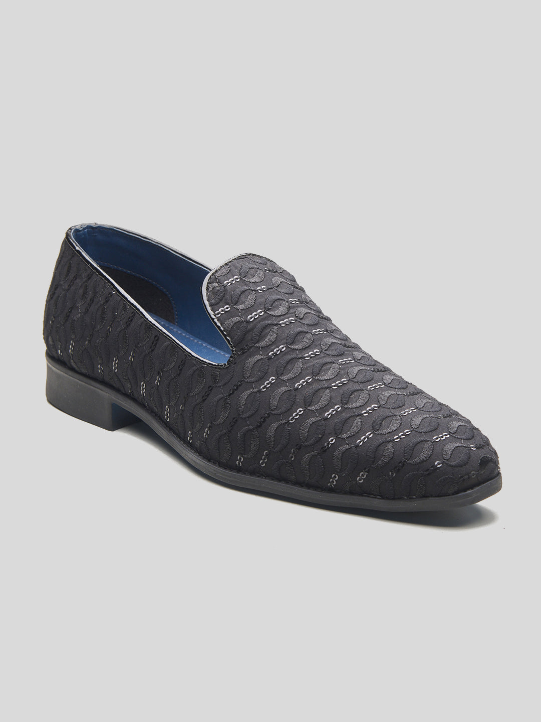 Isernia Ethnic Slip Ons Black