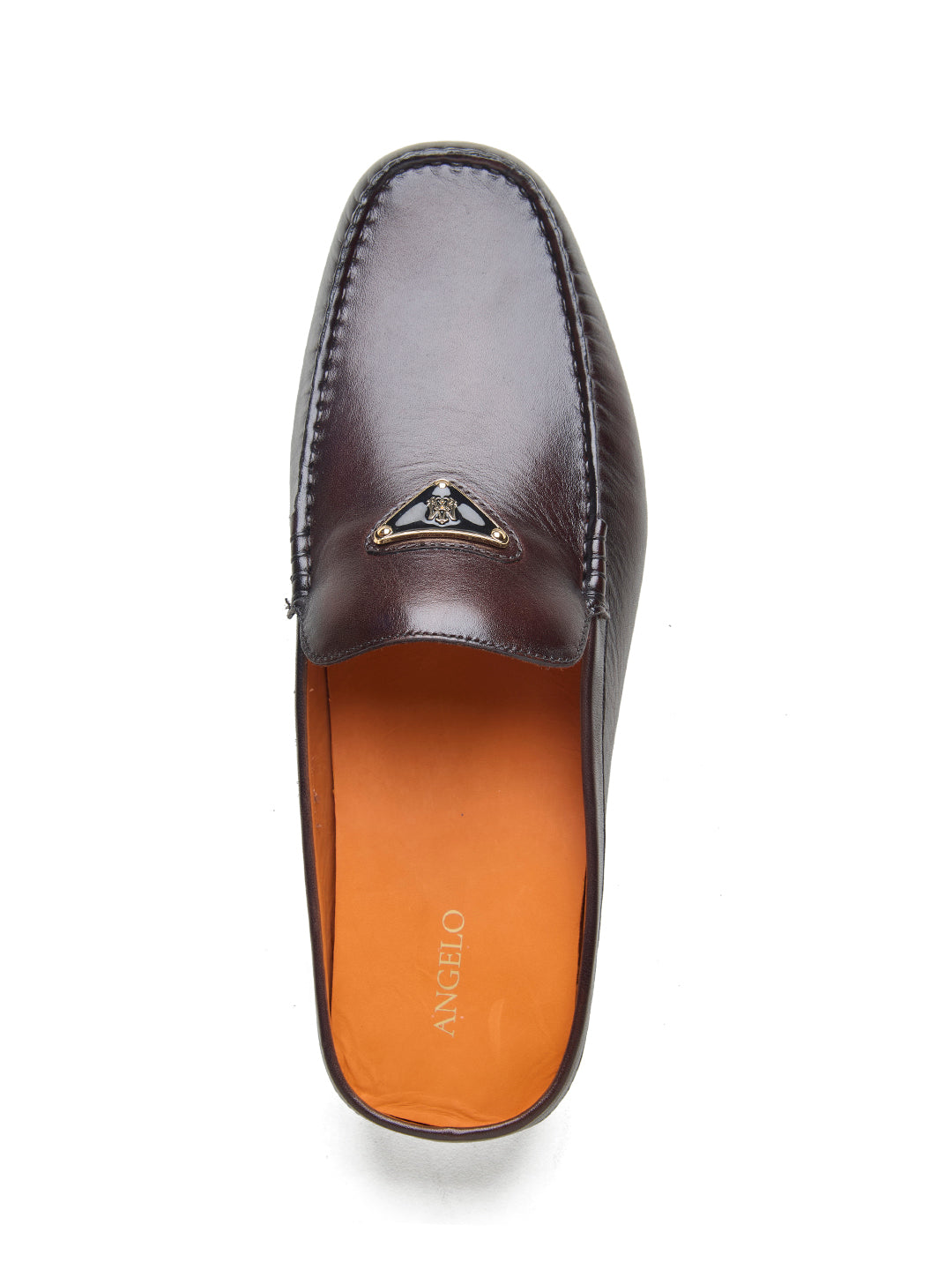 Elio Slip On's Leather Mules Brown