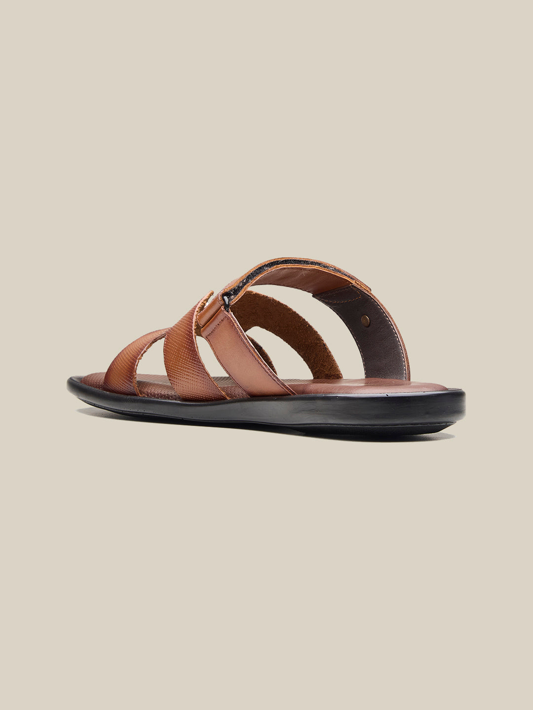 Mosca Leather Slippers Tan