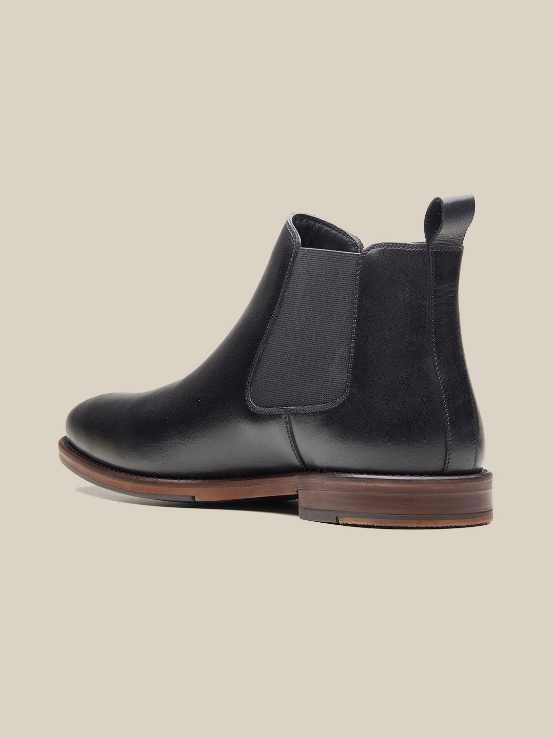 Harris Leather Chelsea Boots Black