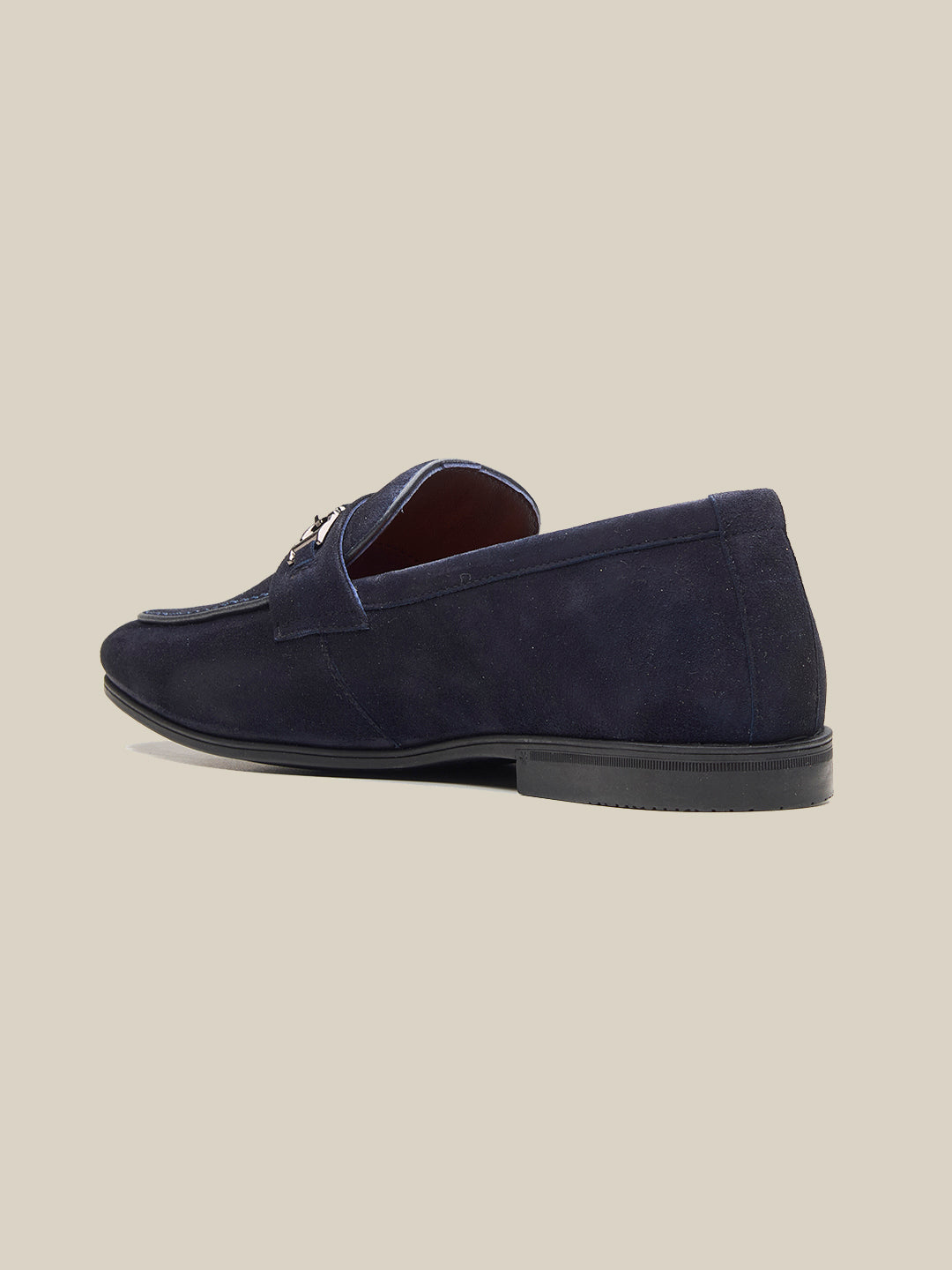 Nicholl Suede Leather Comfort Slip-Ons Shoes Navy
