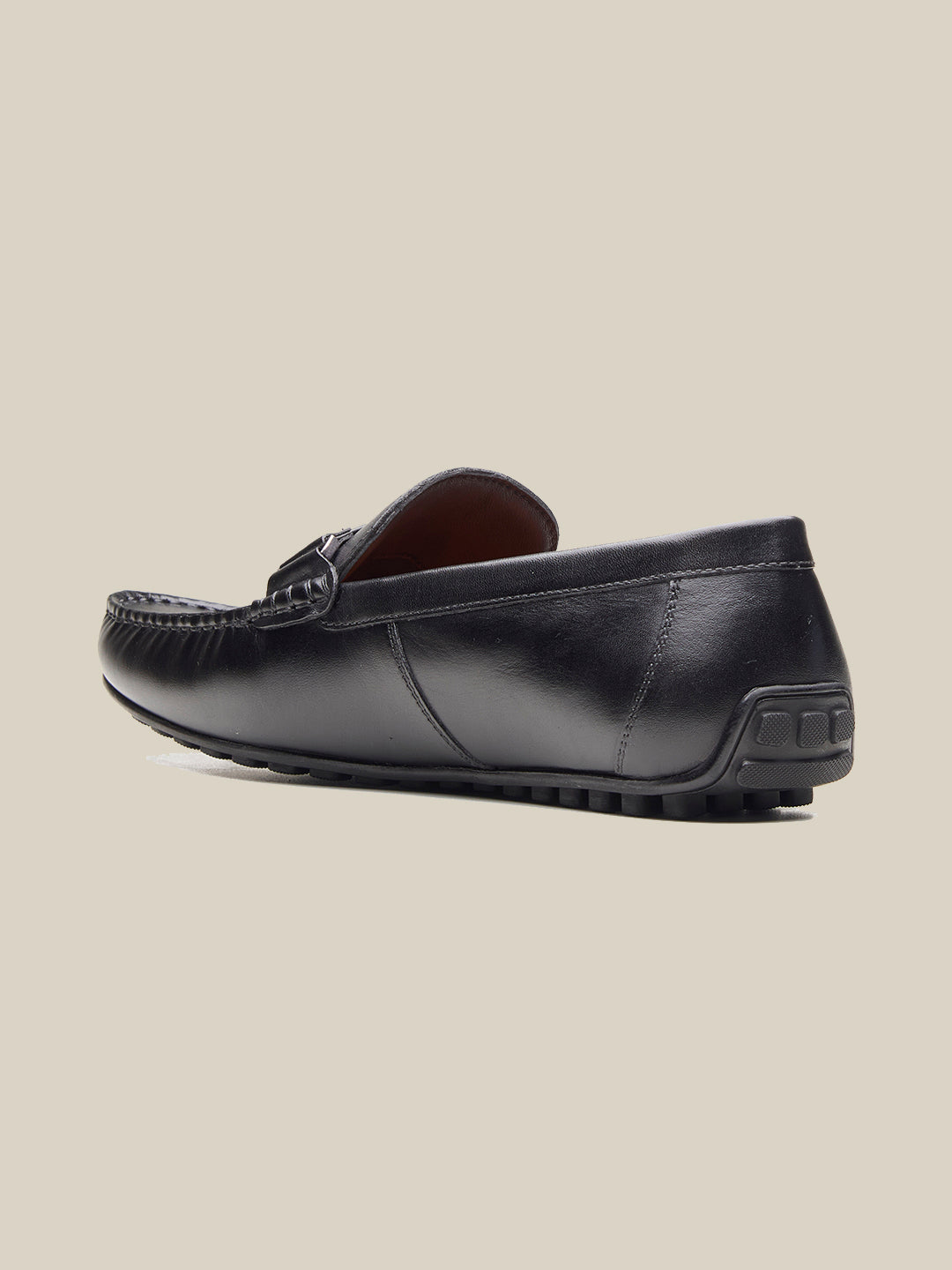 Gaze Leather Loafers Black