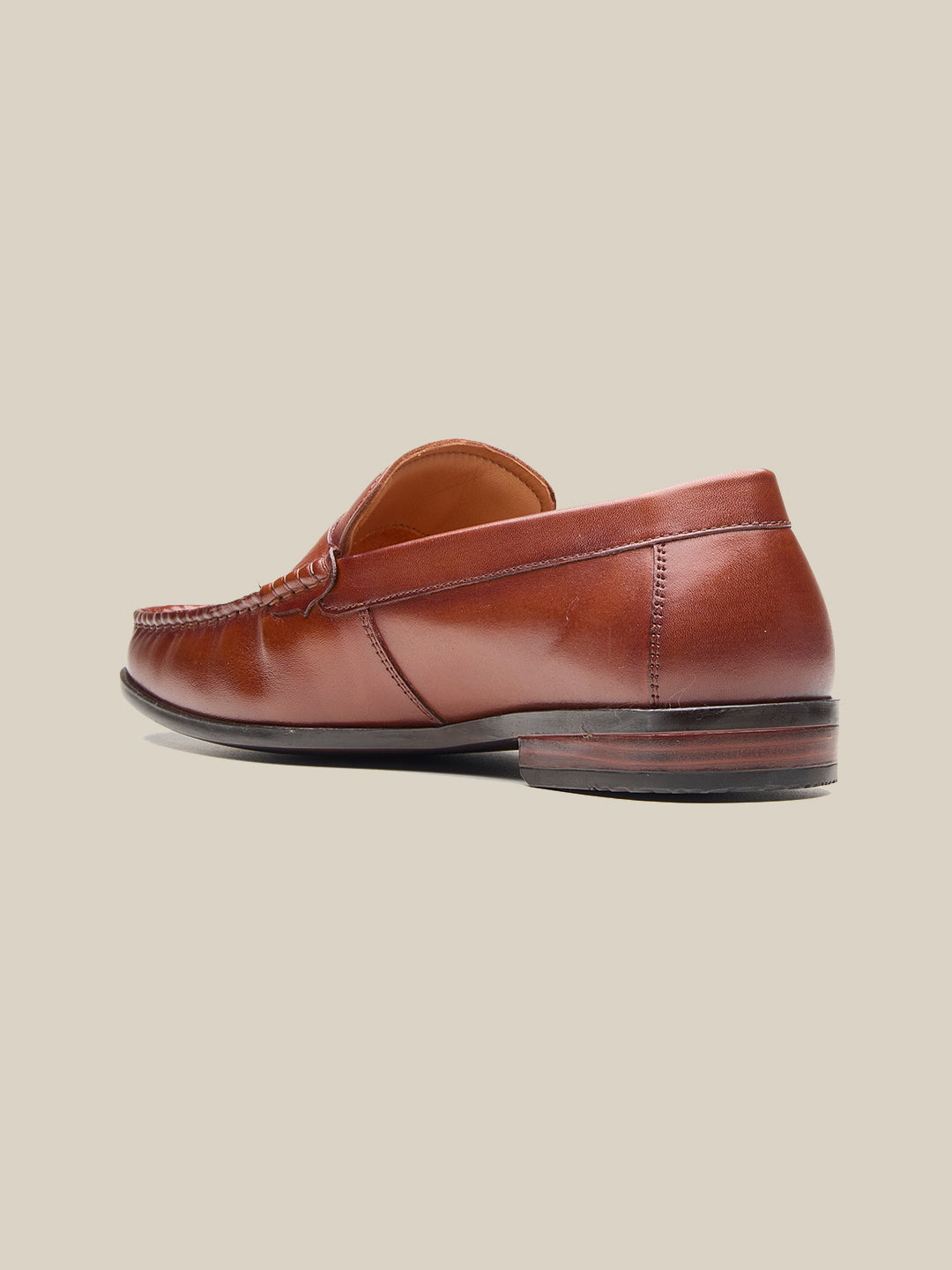 Milne Leather Loafers Tan