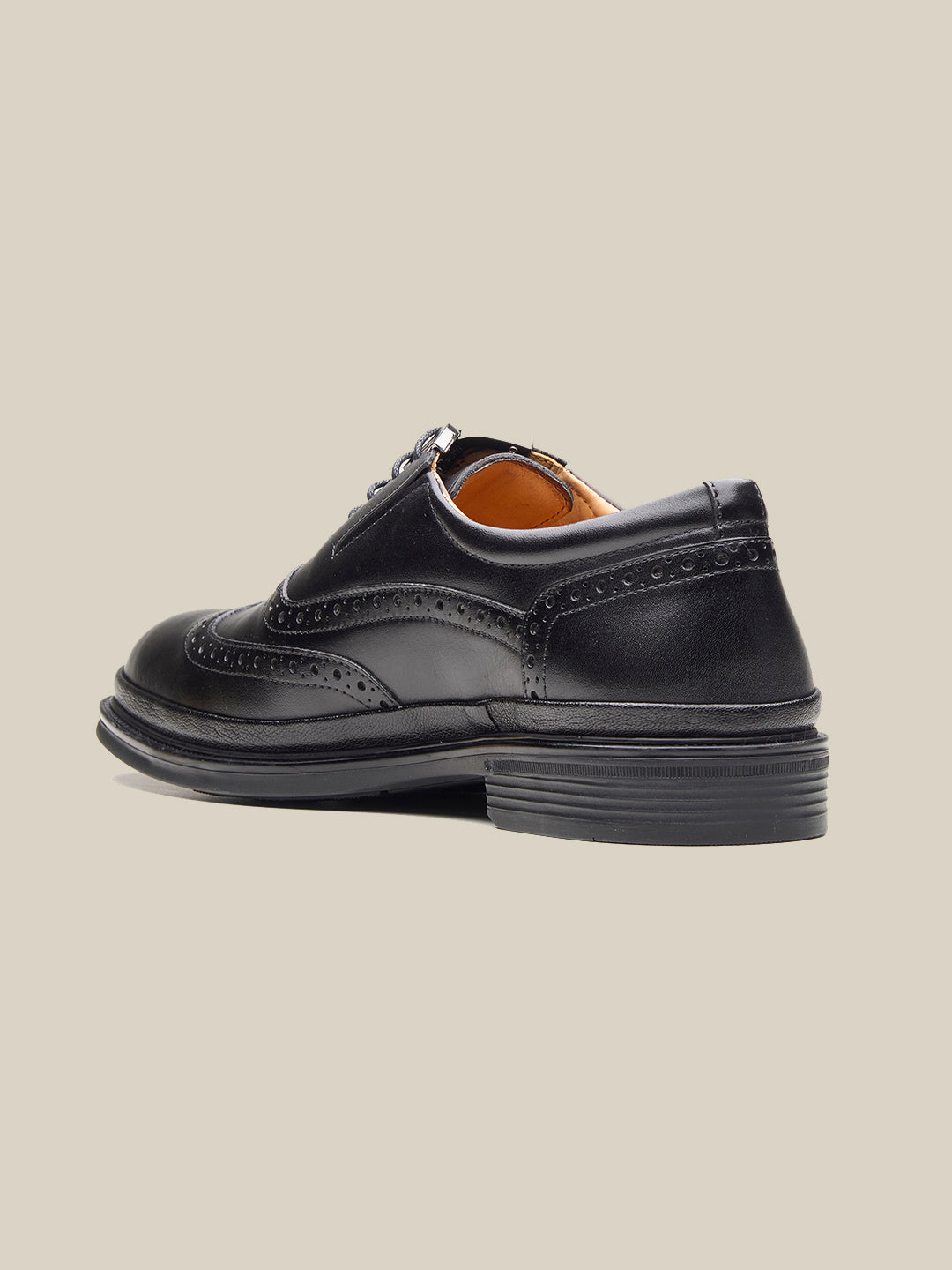 Fisher Leather Formals Shoes Black