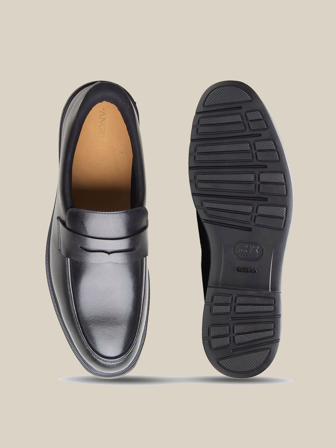 Bailey Leather Formals Shoes Black