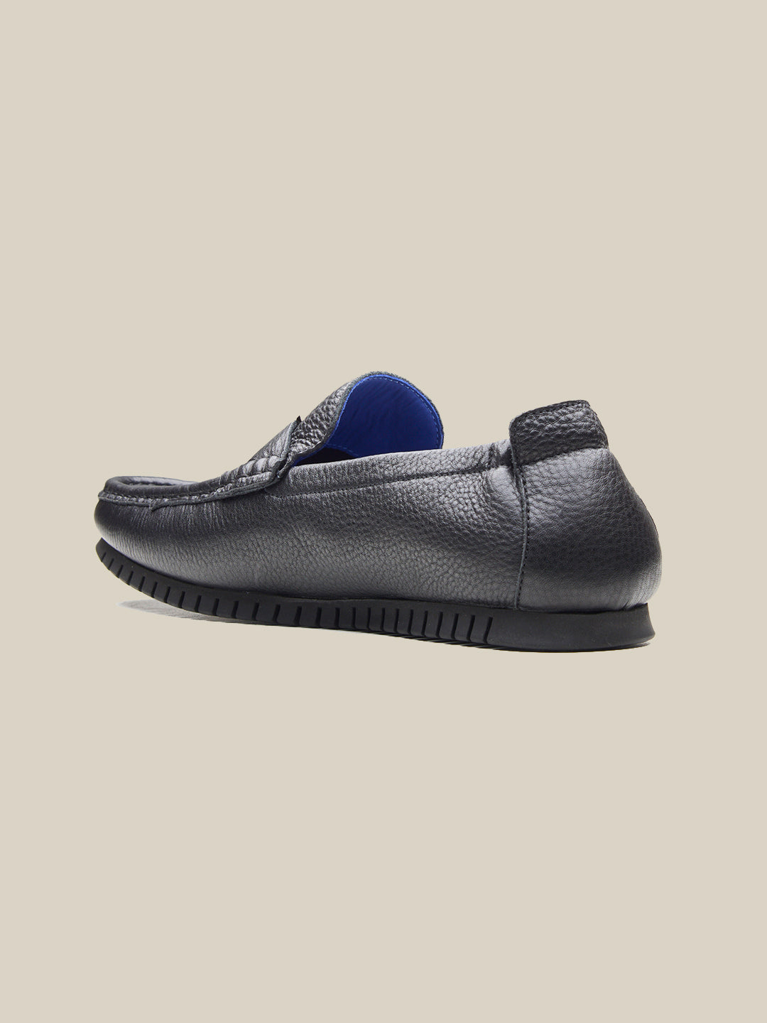 Enzo Leather Loafers Black