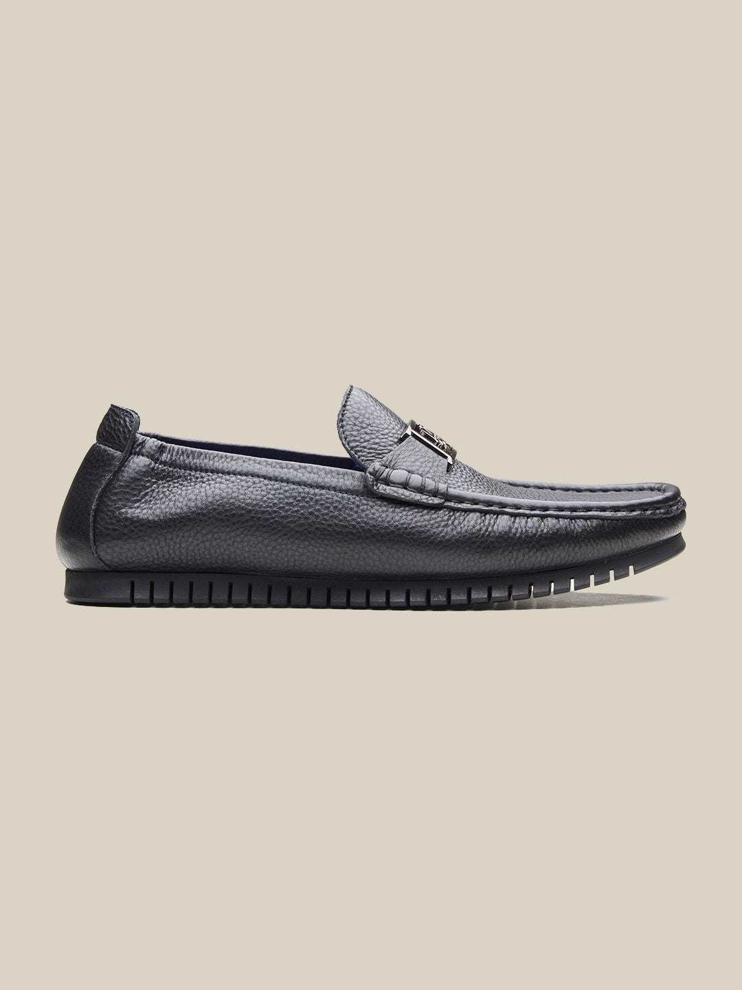 Enzo Leather Loafers Black
