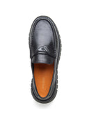 Cosimo Leather Comfort Slip-on Shoes Black