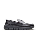 Cosimo Leather Comfort Slip-on Shoes Black