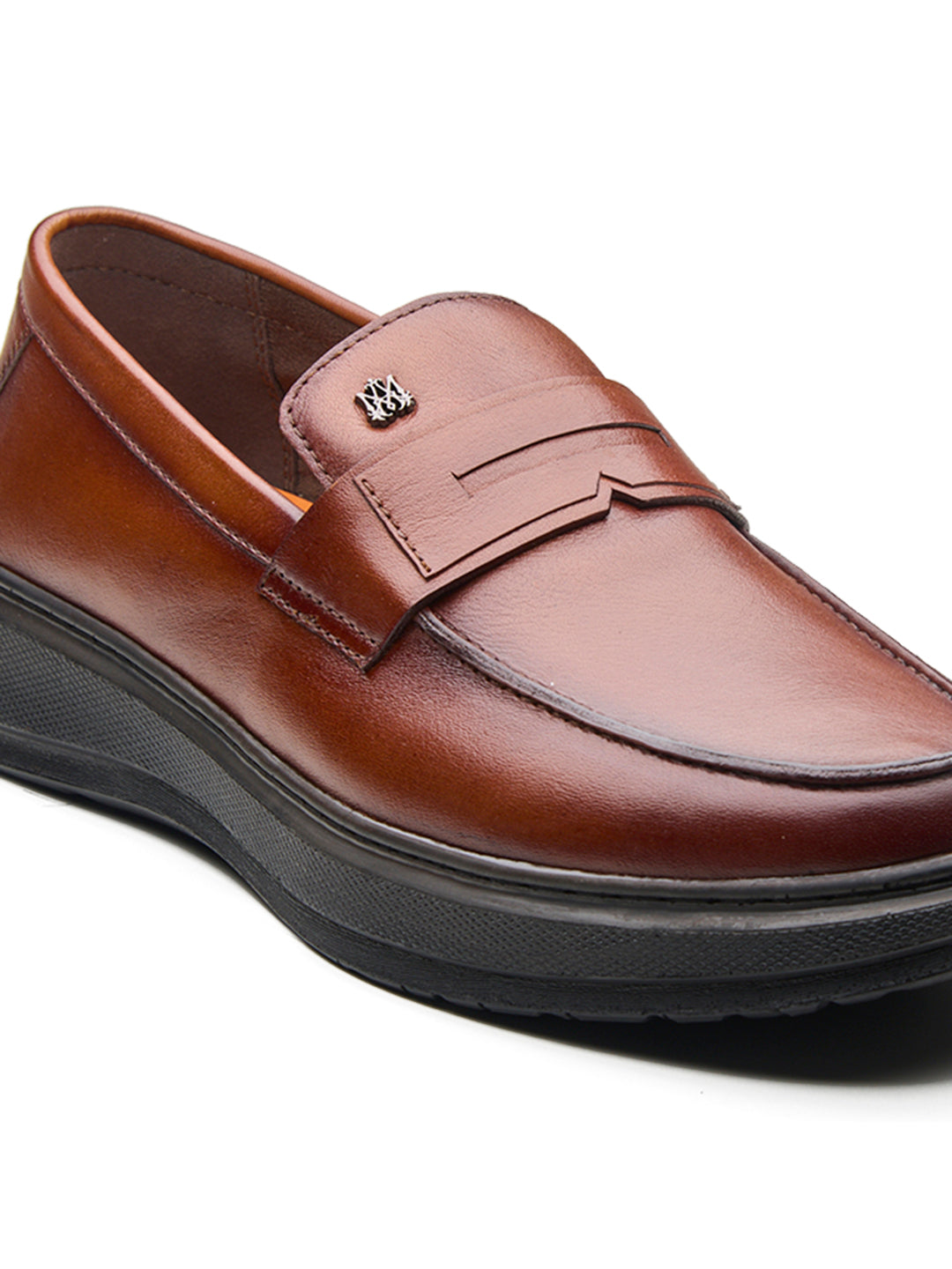 Ilario Leather Comfort Slip-on Shoes Tan