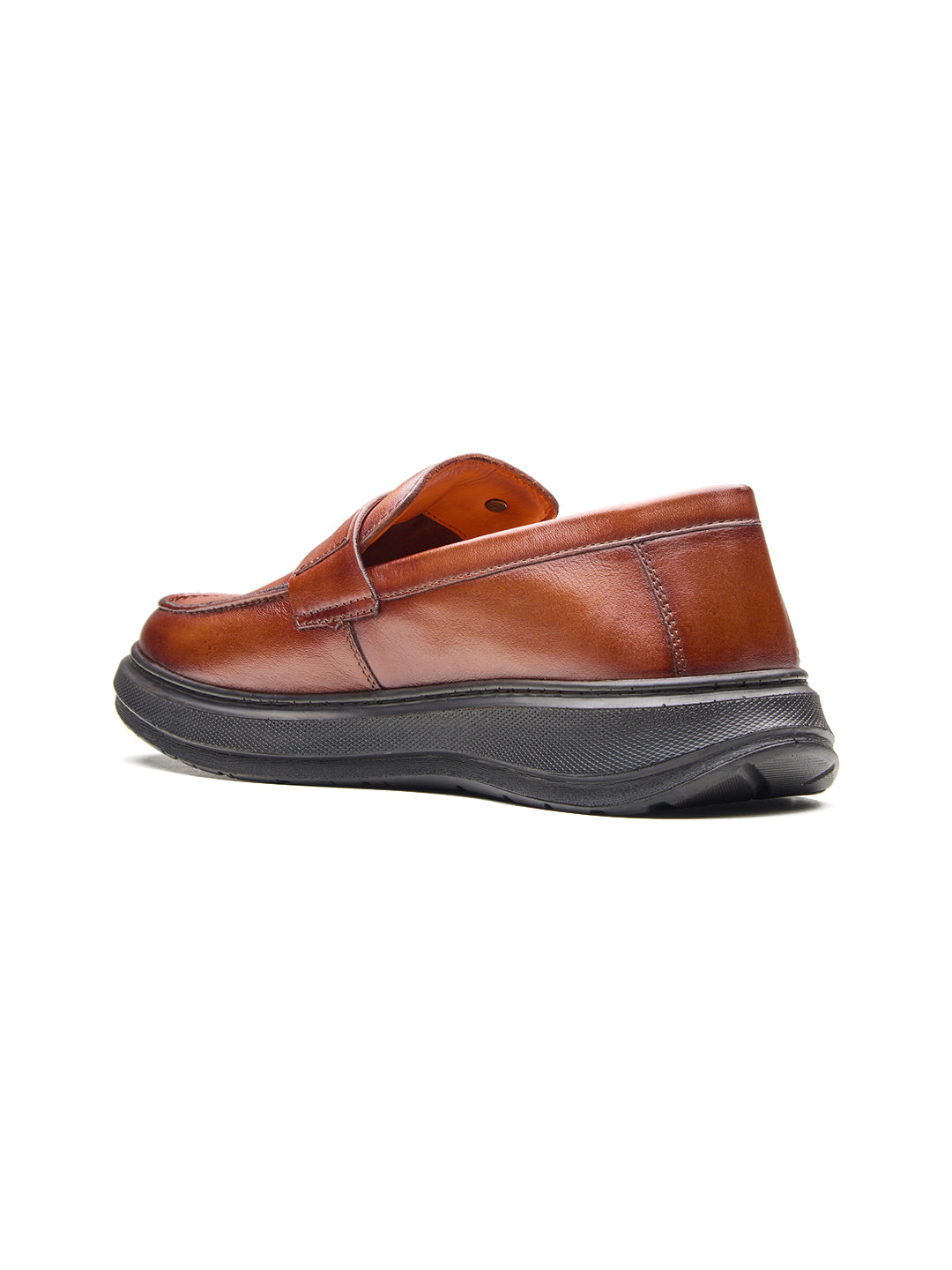 Ilario Leather Comfort Slip-on Shoes Tan