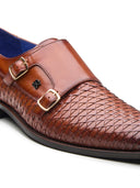 Ezio Leather Formal Slip-on Shoes Tan