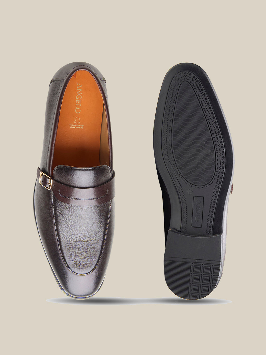 Duffy Leather Formals Shoes Brown