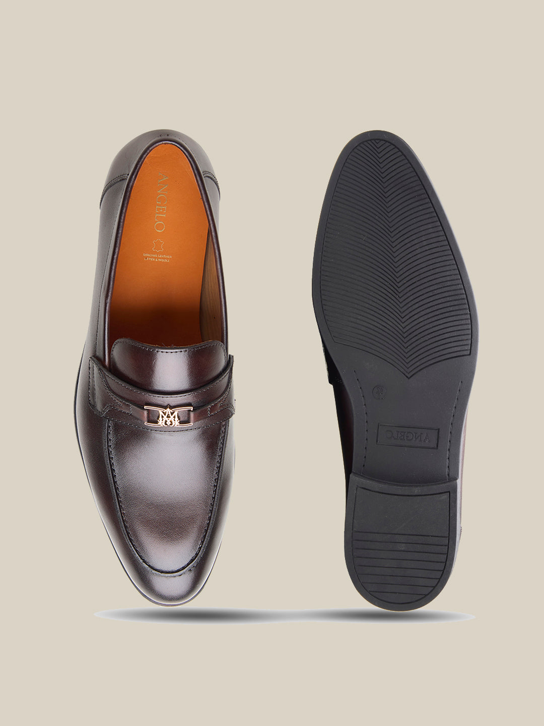 Blundell Leather Formals Shoes Brown