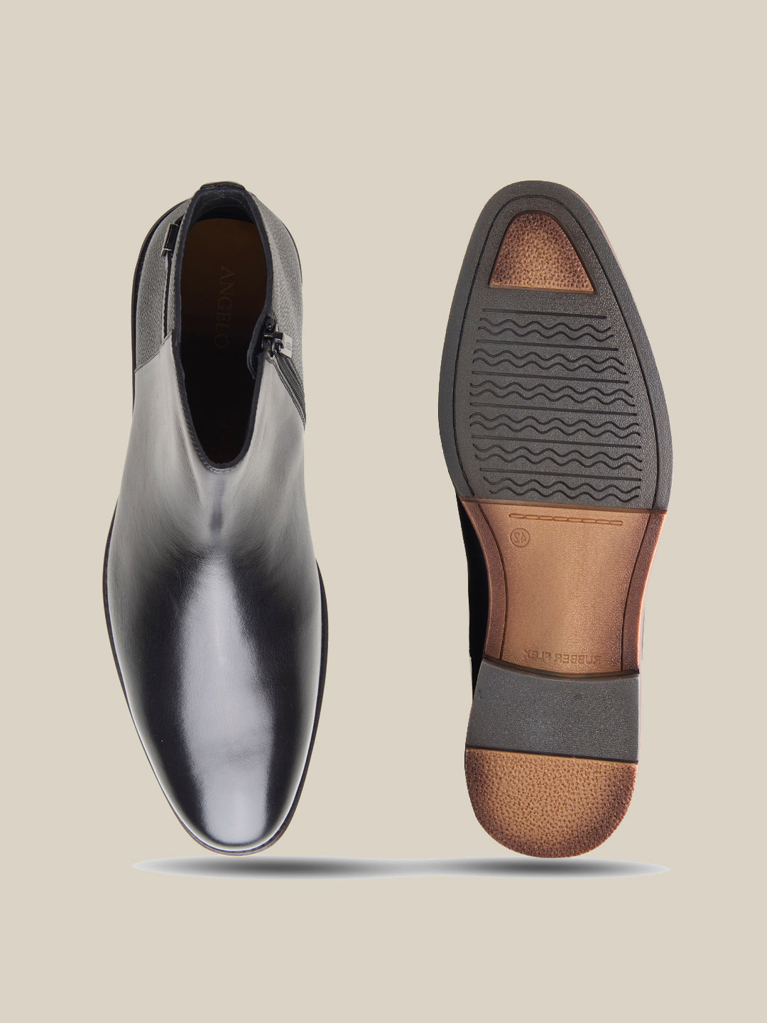 Hadlee Leather Chelsea Boots Black