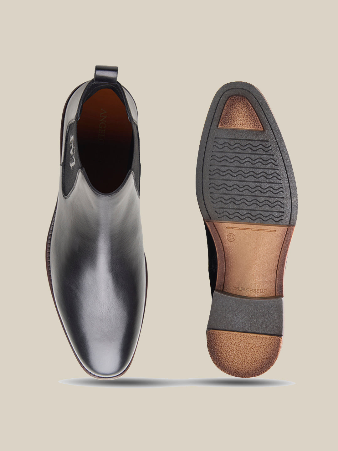 Harris Leather Chelsea Boots Black