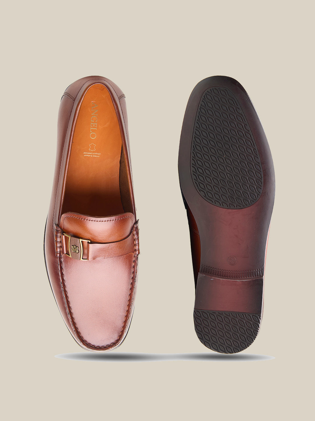 Milne Leather Loafers Tan