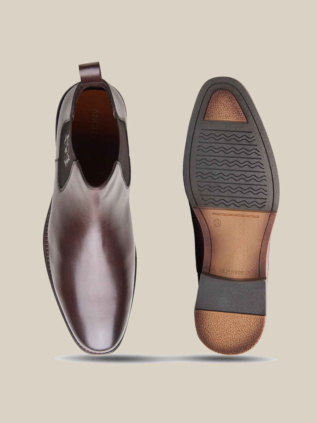 Harris Leather Chelsea Boots Brown