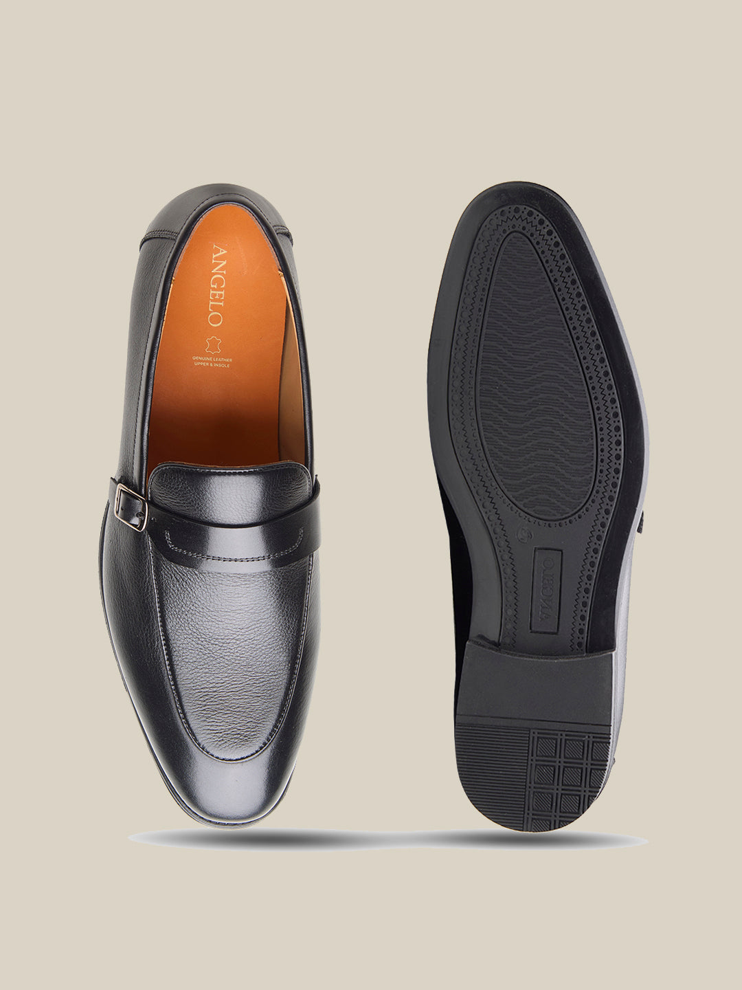 Duffy Leather Formals Shoes Black