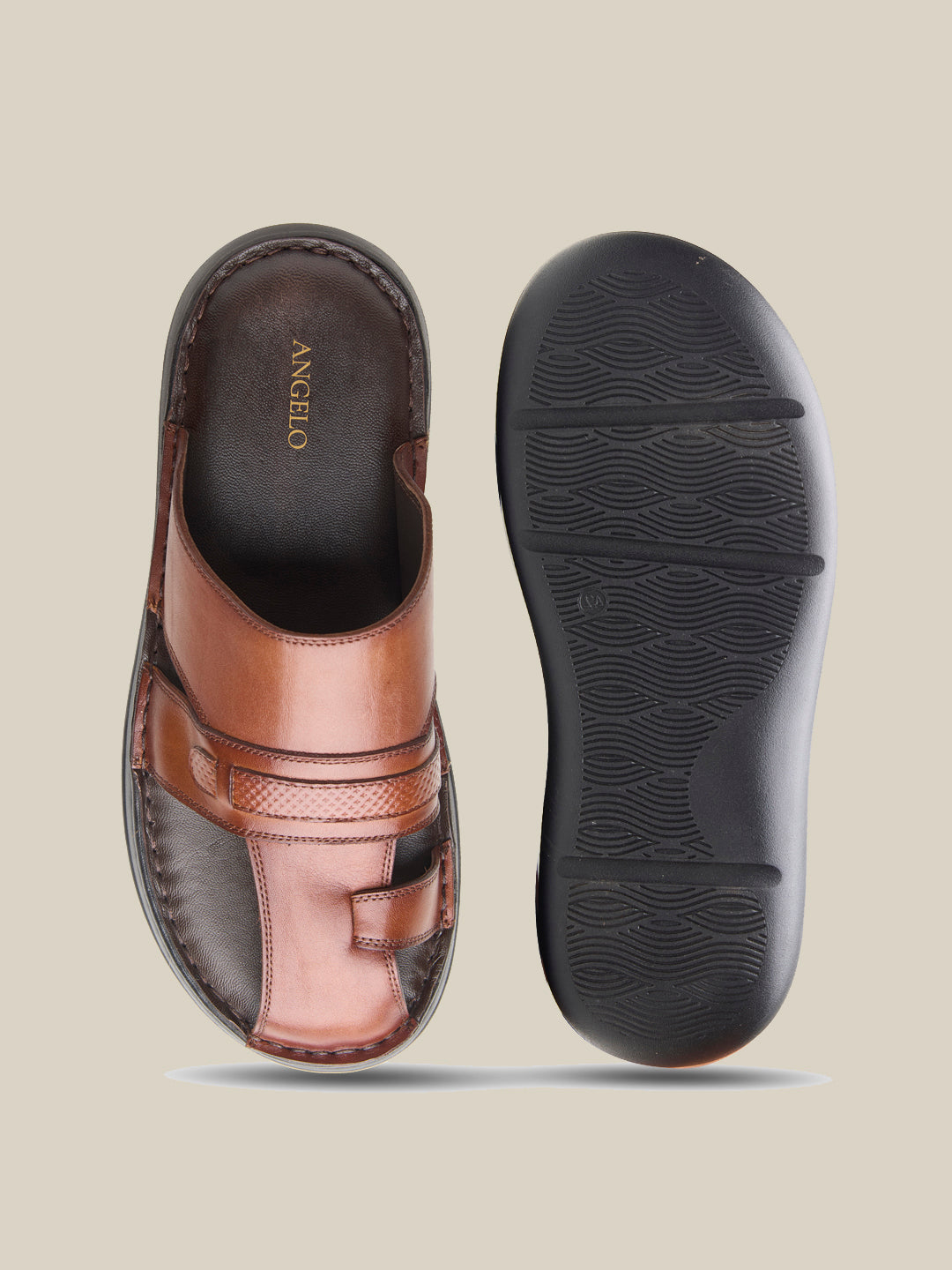 Blake Leather Slippers Tan