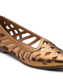 Michael Angelo's Aurora Ballerinas For Women (Bronze)
