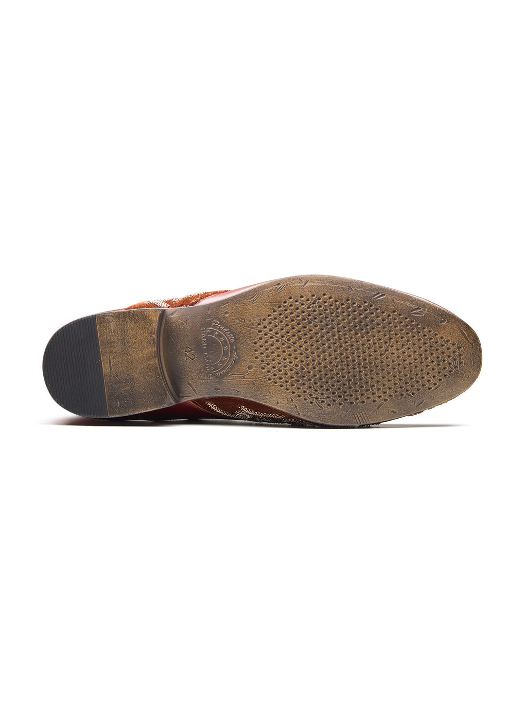 Kenzo Leather  Ethnic Slip On's Shoes Tan