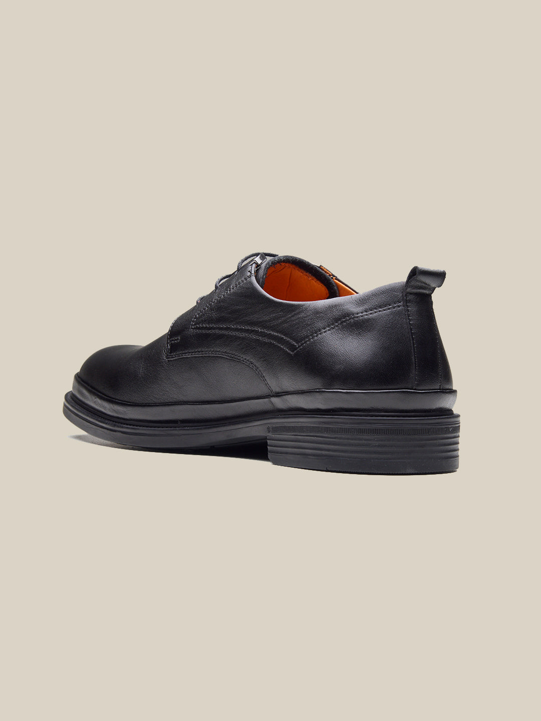 Carlo Leather Lace Up Shoes Black
