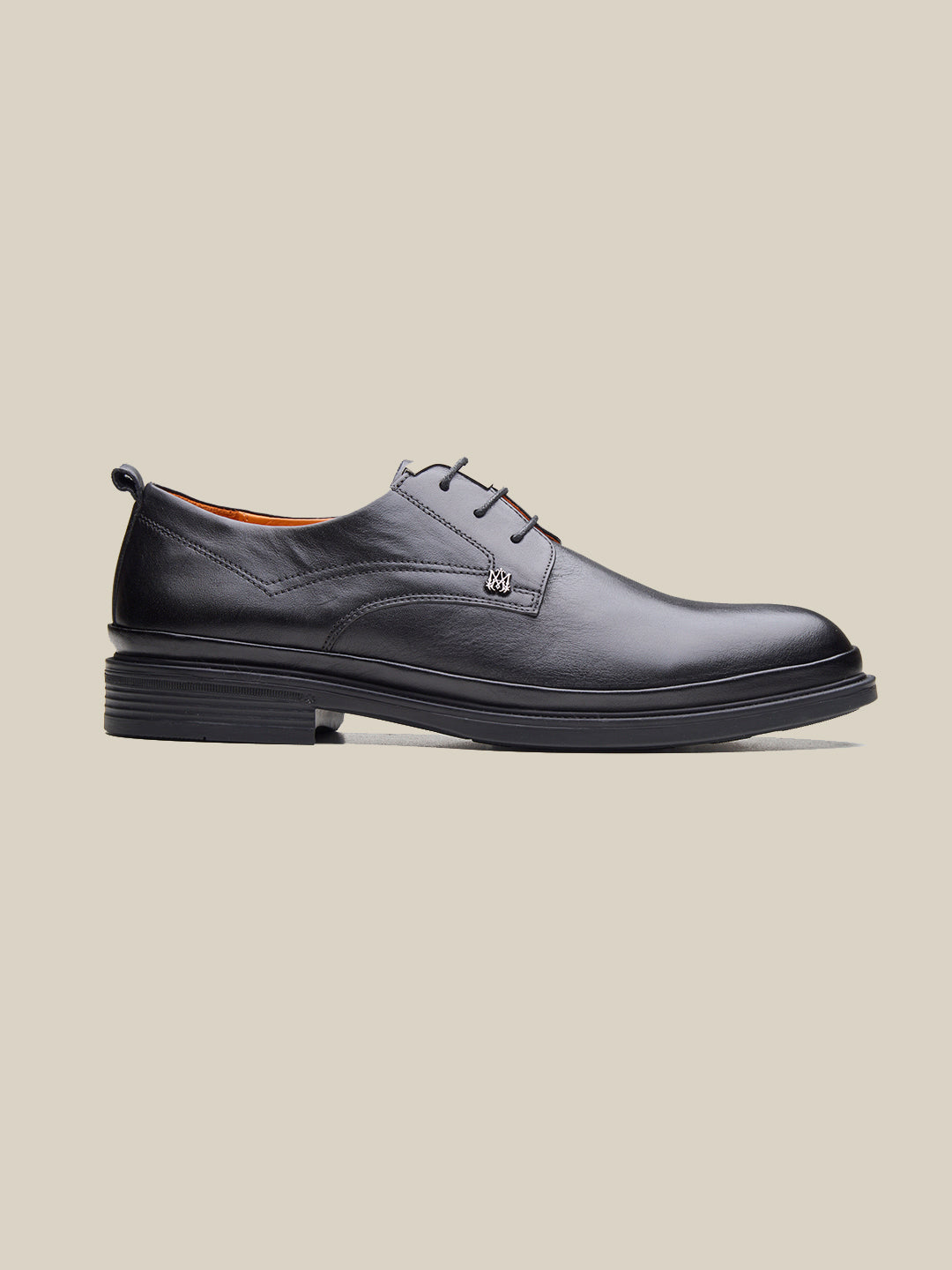 Carlo Leather Lace Up Shoes Black