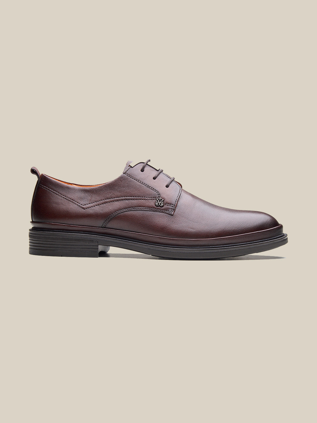 Carlo Leather Lace Up Shoes Brown