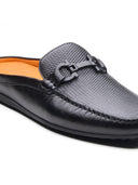 Enea Slip On's Leather Mules Black